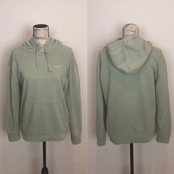 Hollister Tops - Hollister Must Have Collection Hooded Sweatshirt Sage Green Size XS